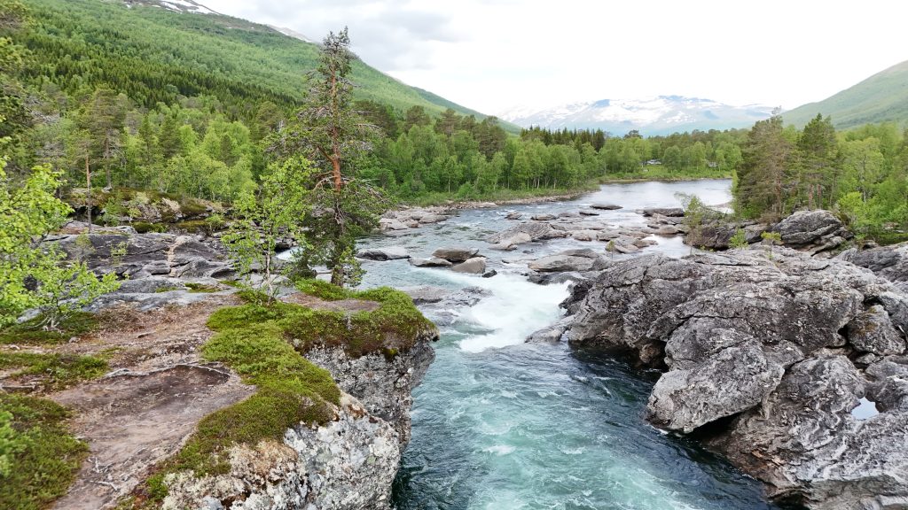 Dronebilder fra området rundt Krokstrand